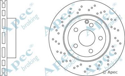 APEC BRAKING dsk2718 -  Тормозной диск